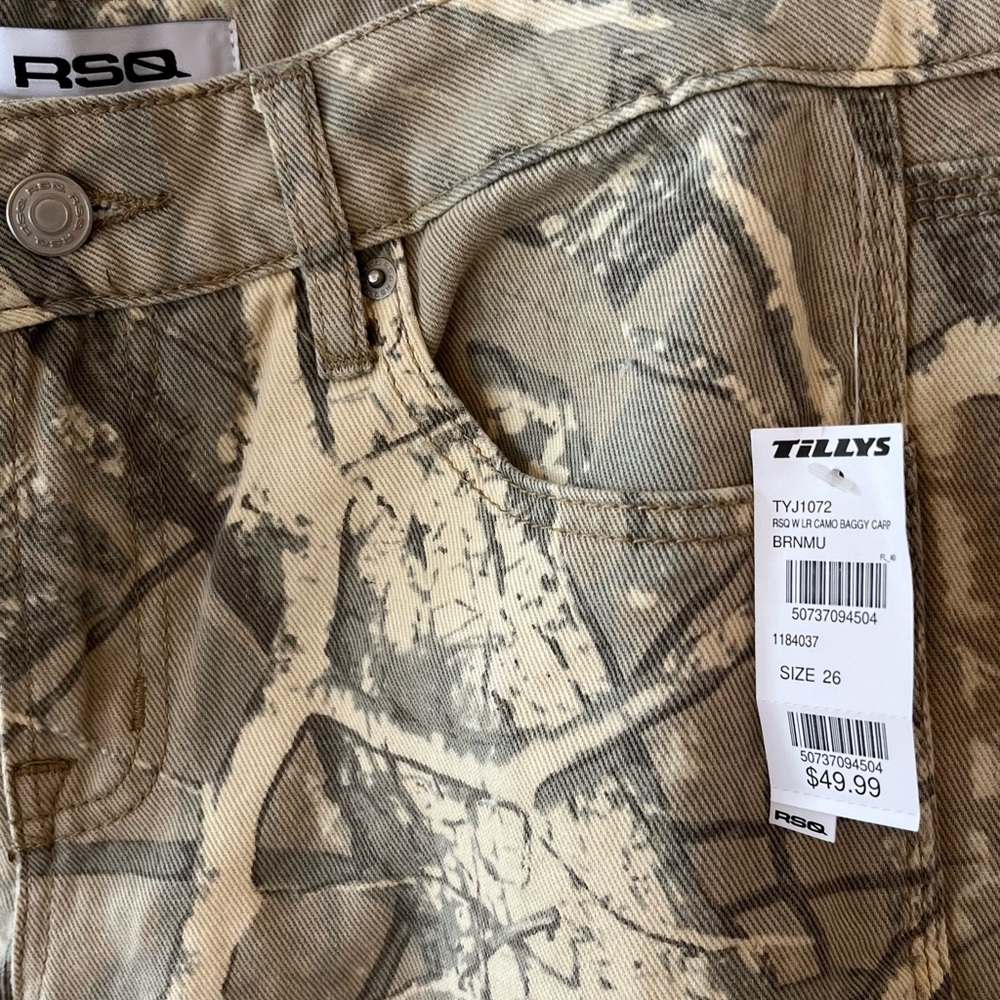 RSQ Tan Camouflage Pants - Picture 3 of 6